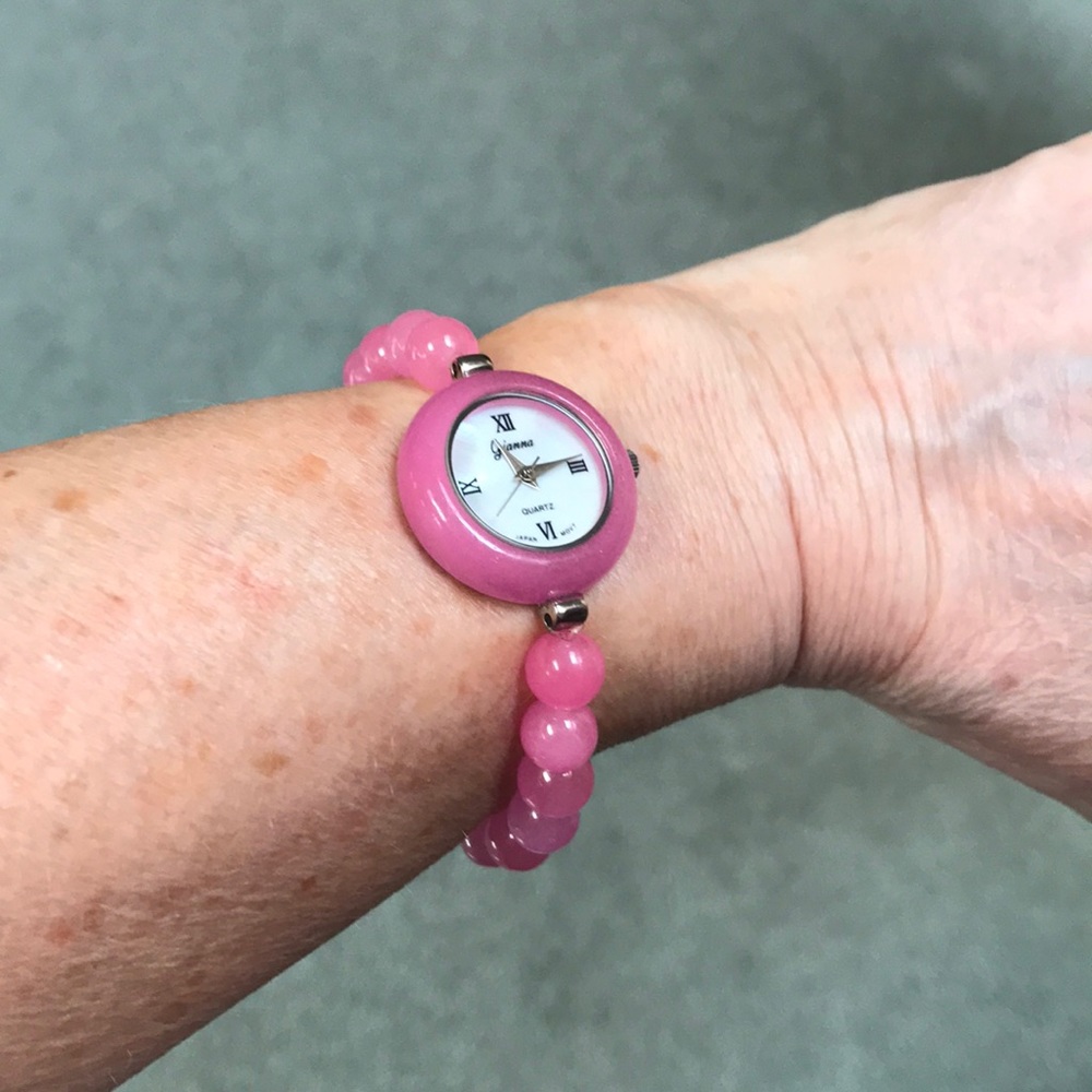 Quartz Jade Watch - Picture 4 of 6